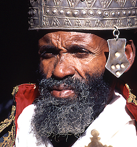 Priester Ioannis in Lalibela - Äthiopien 2010 - (C)2010 by Hermann-Josef Bergmann